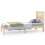 VidaXL vidaXL Bed Frame Bed Base Platform Bed Solid Wood Pine 75x190 cm Small Single 2