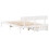 VidaXL vidaXL Bed Frame with Drawers Home Bed Base White 120x200 cm Solid Wood Pine 6