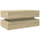 VidaXL vidaXL Coffee Table with LED Lights End Table Tea Side Sofa Table Sonoma Oak 3