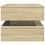 VidaXL vidaXL Coffee Table with LED Lights End Table Tea Side Sofa Table Sonoma Oak 8