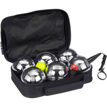 Get & Go Ensemble Jeu De Boules VI 6 boules Argenté 52JV-CHR-Uni