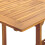 VidaXL vidaXL Garden Dining Set 7 Piece Chairs Leaf Pattern Fabric and Solid Wood 11