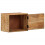 VidaXL (40 x 30 x 25 cm) vidaXL Wall-mounted Bedside Cabinet Bed Table Nightstand Solid Wood Mango 2