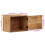 VidaXL (40 x 30 x 25 cm) vidaXL Wall-mounted Bedside Cabinet Bed Table Nightstand Solid Wood Mango 4