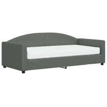 (dark grey, Mattress Sofa Bed) vidaXL Daybed Living Room Sofa Bed Sofa Bed Guest Bed Sleeper Sofa Fabric