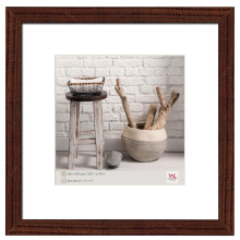 Walther Design Cornice foto Casa 40x40 cm Noce