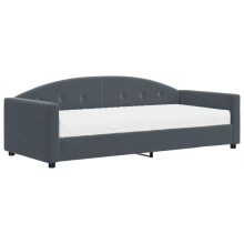 (dark grey, Sofa Bed Mattress) vidaXL Daybed Sofa Bed Guest Bed with Mattress Light Grey 90x190 cm Velvet