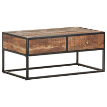 (90 x 50 x 40 cm) vidaXL Rough Acacia Wood Coffee Table Side Tea Table Living Room Furniture
