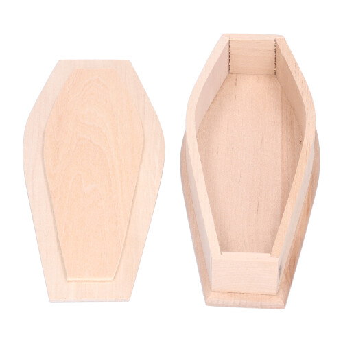 Halloween Sargbox DIY Holzdekoration 17,87,54,5 cm 2