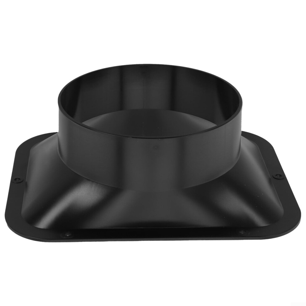 Inner Wall Flange Connector 150Mm For Duct Fan Hose Ventilation, Abs Construction, Compatible With 150Mm Ducts 6038364912596