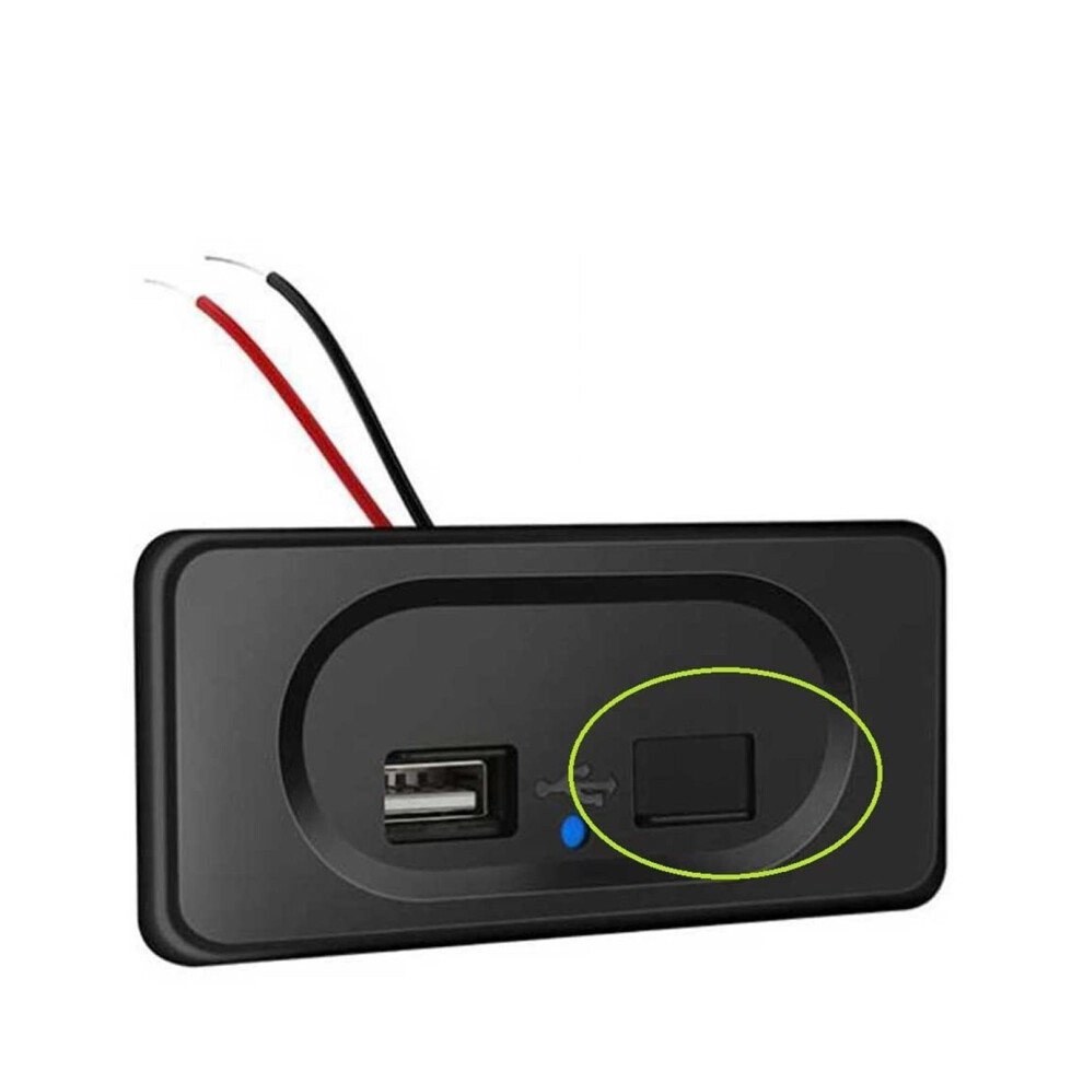 Camper Charging Socket For Rv And Motorhome 12/24V Pd Qc 3.0 Dual Fast Charger Plug Dustproof Usb Ports 3.1A 6947110777771