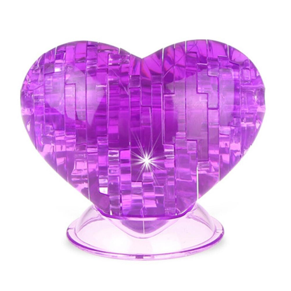 3D Crystal Puzzle Heart Crystal Puzzle Jigsaw-image-OPC-PK77XTY-NEW