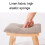 Footstool Wooden Structure Sponge Cushion Step 6