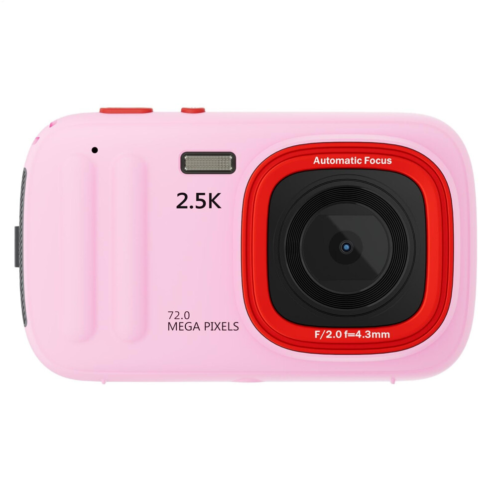 Digital Camera for Kids, 72 MP Portable Compact Camera, Small Photography and Video Camera in Pink for All Ages-image-OPC-PK78C9S-NEW