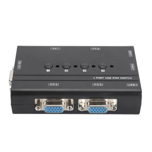 USB VGA KVM Switch 4 Port USB VGA KVM Switcher 1