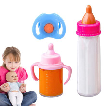 Verschwindende Magische Flaschen – Tragbare Milchflasche Set mit 3-teiligem Zubehör für Flexibles Füttern und Spielen