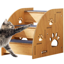 Pet Stairs for Bed - Wooden Dog Steps for Bunk Beds, Indoor Cat Stairs, 3-Ply Pet Supplies, Durable and Stylish Design