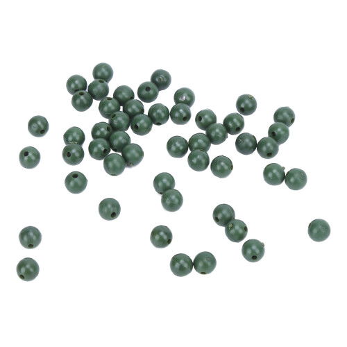 Space Beans de 8 mm, 50 pièces, Gel de silice, vert