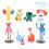 Game Characters PVC Doll Cartoon Cake Figure 7