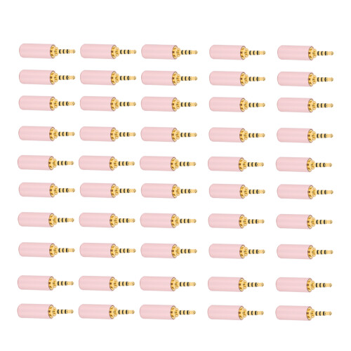 50Pcs 2.5mm Stereo Headphone Plug Jack 4 Pole 1