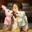 Plush Hand Puppet Donkey Lamb Panda Rabbit Soft 5