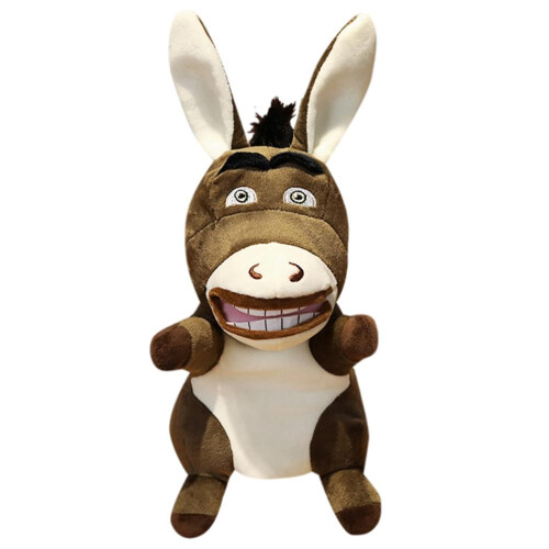 Plush Hand Puppet Donkey Lamb Panda Rabbit Soft