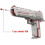Desert Eagle Gun Building Set with Shooting Function, 700+ Compatible Blocks, Compatible with Lego Model 2