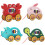 Kids Pull Along Pet Toy Cute Animal Pull Along 6