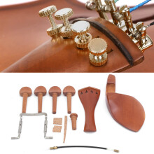 Jujube-Holz Violine Zubehörteil für 4/4 mit Kinnstütze & Wirbeln