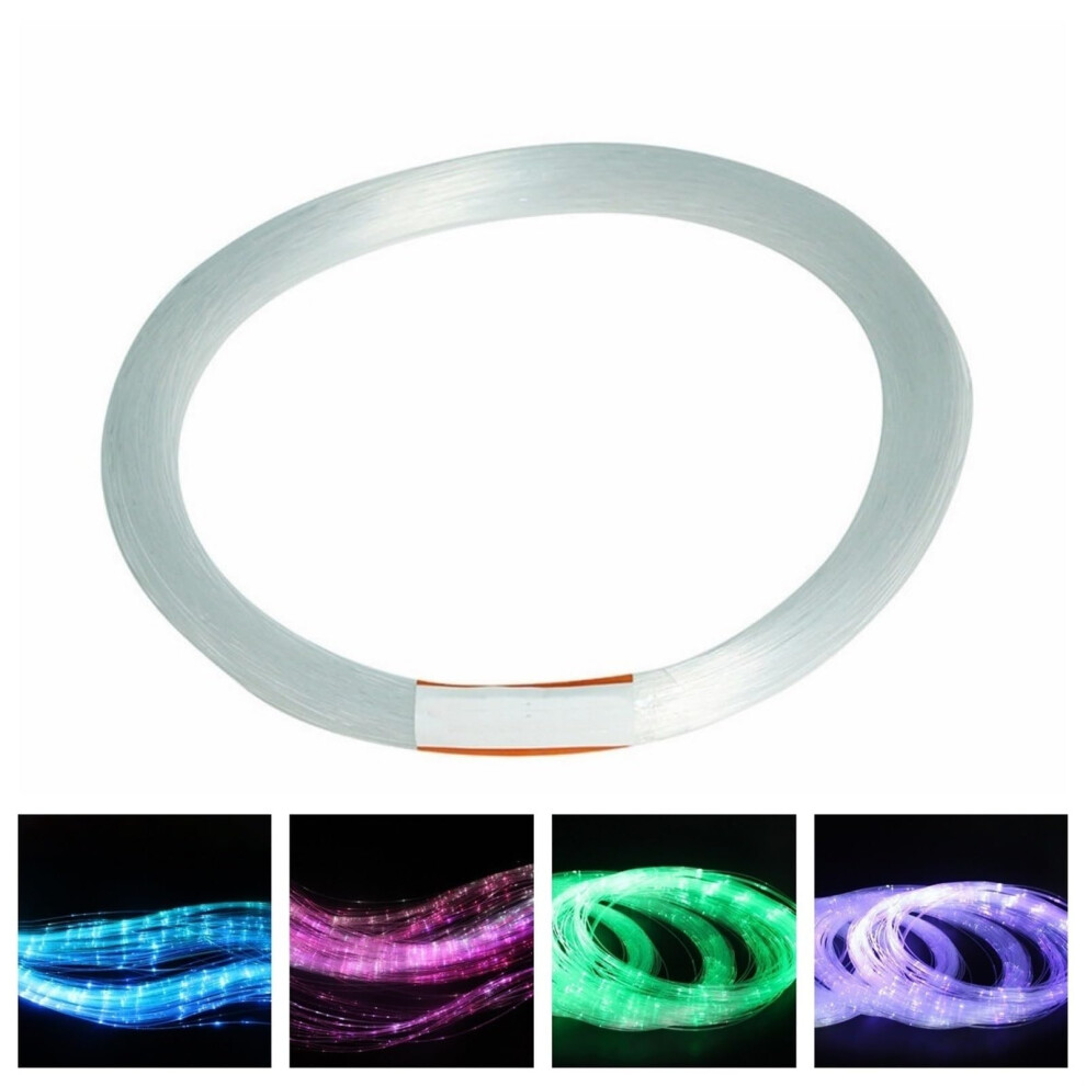 Pmma Fiber Optic Cable 0.75Mm/1Mm Glitter Flash With 100 Luminous Strands For Led Starry Sky Ceiling And Dance Whip 6947110781679