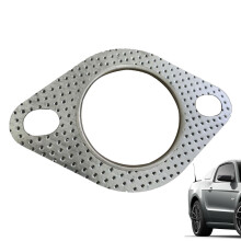 Exhaust Pipe Gasket 3.0 Inches, Graphite Stainless Steel Flange Gasket Pad for Modified Vehicles Exhaust Seals