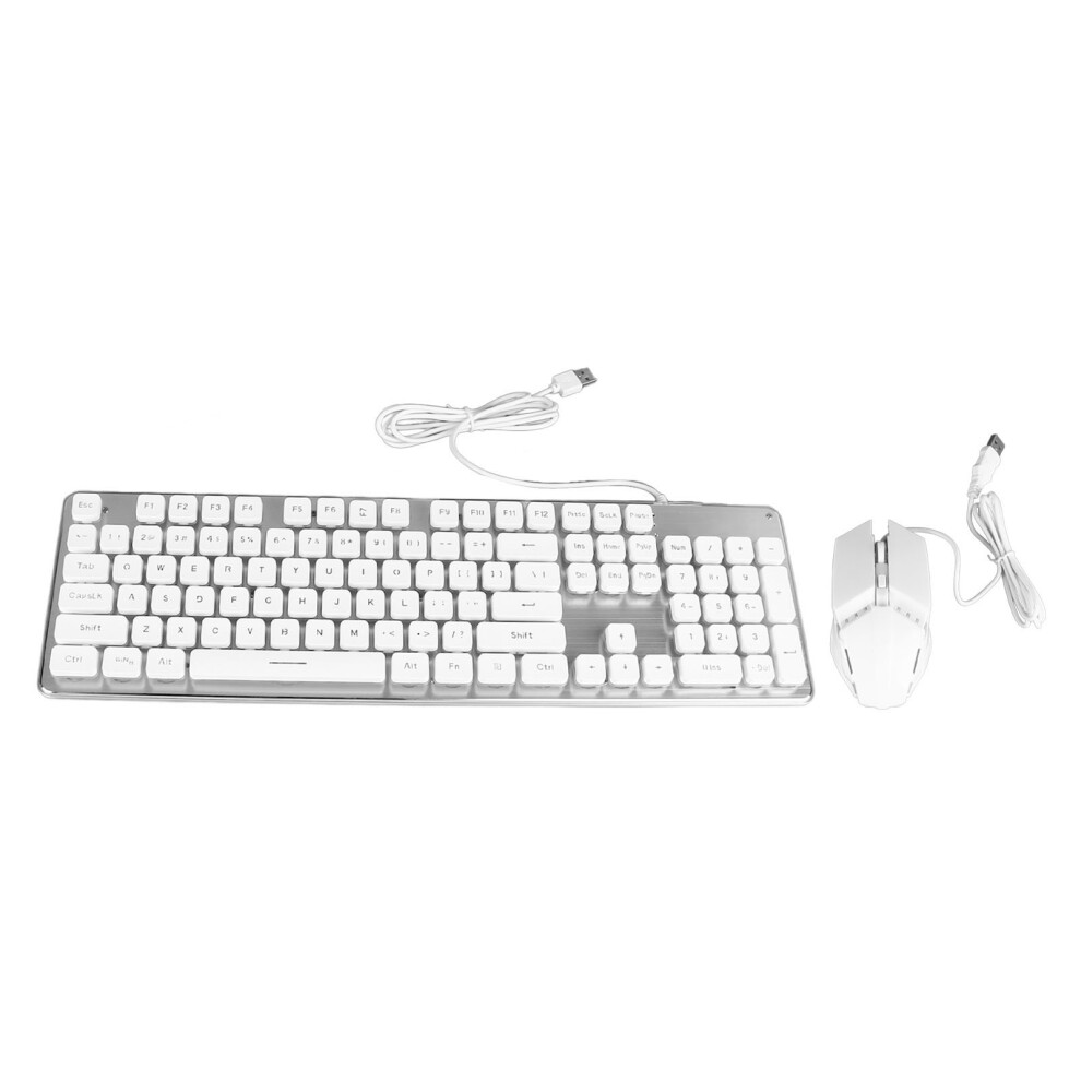 Gaming Keyboard Mouse Set Wired 104 Keys With Rgb Light 8130196188946