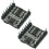 MP3 Player Module for Voice Decoding Board, 2-Pack Small USB Sound Module with Memory Card Compatibility 4