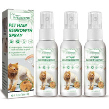 (3pcs) Pet Skin Care Spray Hair Regrowth Itch Relief Mite Removal Deodorization Soothing Anti Flea Lice Insect Killer Pet Moss Spray