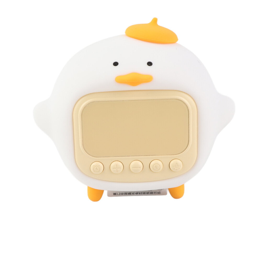 Cute Duck Alarm Clock 1500mAh Battery Brightness