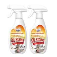 2pcs Oil Stain Remover Cleaning Spray for Kitchen Kitchenware Stove Hood Range Hood Stubborn Stain Removal Powerful Kitchen