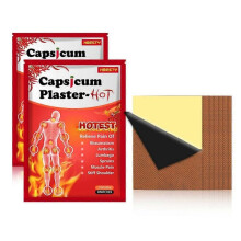 (16pcs)Capsicum Plaster Pain Relieving Patch Muscle Strain Pain Back Pain Relieve Patch for Joints Porous Chilli Patch 8pcs/bag