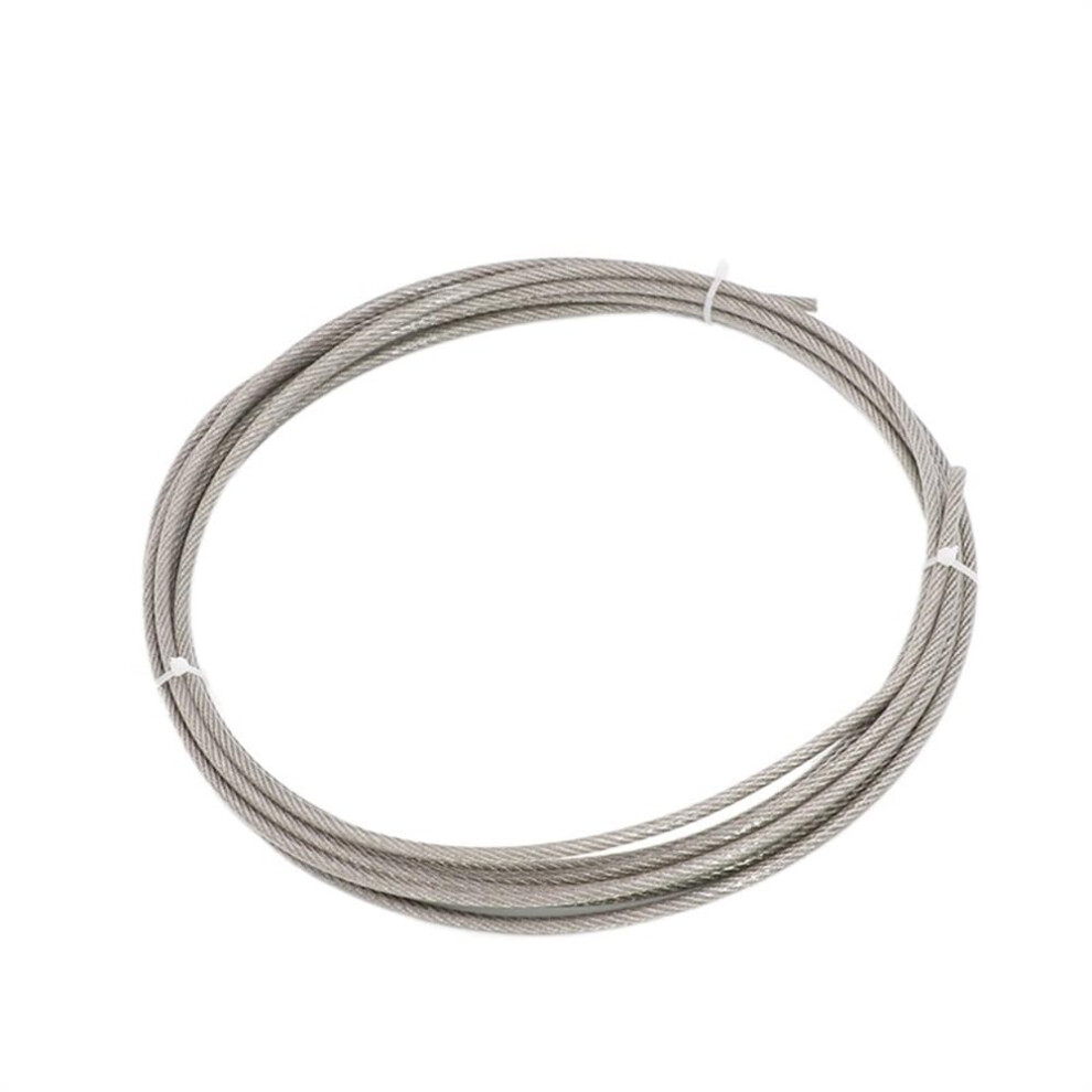 Drahtseil 304 Edelstahl 3Mm 50 Meter Pvc Transparent Beschichtet Weiche Wã¤Scheleine Stahldraht Kabel Durchmesser 1,5-4Mm 6947110783703