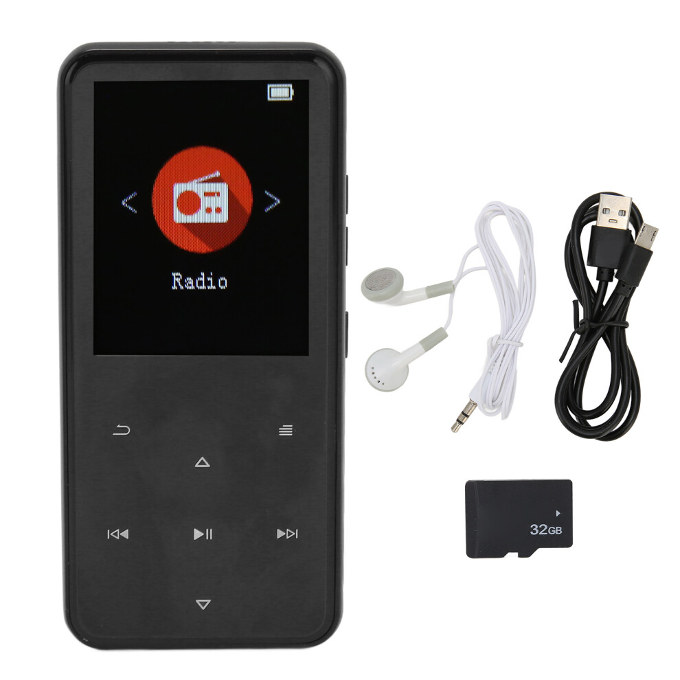 Mp3 Player 2.4 Inch Smart Hd Noise Reduction Touch Black 8130196190062