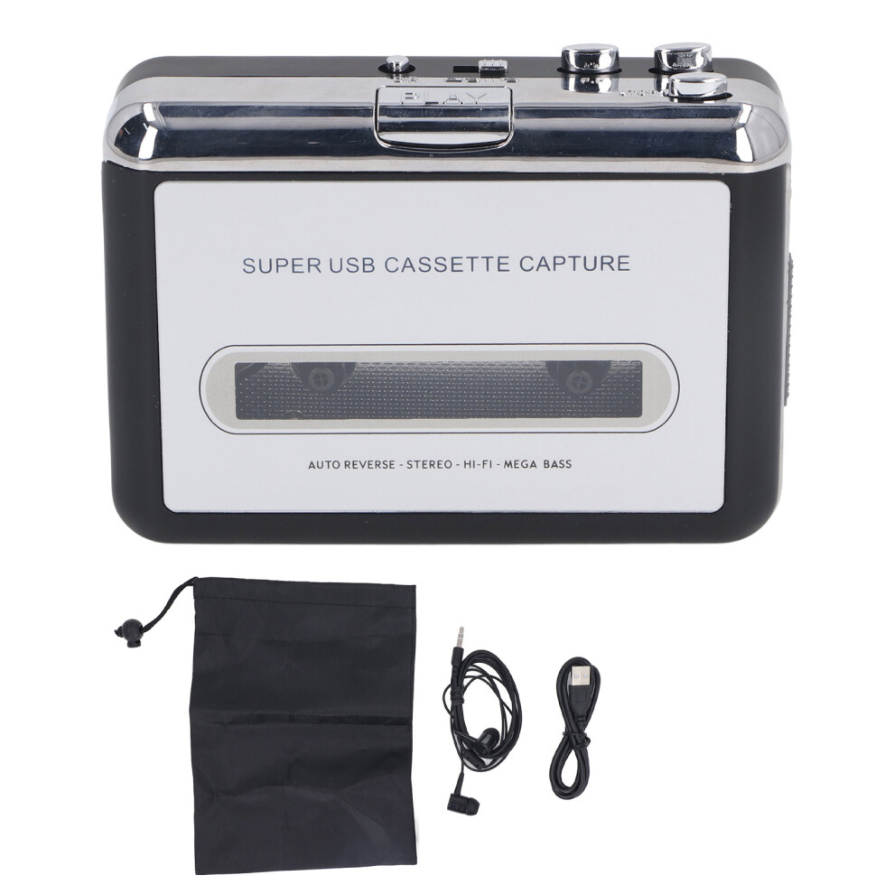Cassette Tape To Mp3 Converter Player Usb Portable 8130196190185