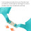 2Pcs Baby Shower Waterproof Soft Ears Shampoo Bath 7
