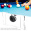 Pool Cue Billiard Training Balancer Tool aus Acryl-Gummi, 84 mm 4