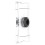 Pool Cue Billiard Training Balancer Tool aus Acryl-Gummi, 84 mm 9
