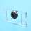 Pool Cue Billiard Training Balancer Tool aus Acryl-Gummi, 84 mm 12