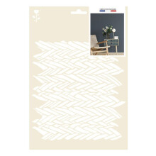 Schablonenmotiv Weben - Format A4