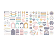 Conjunto de cortadores - ARTEMIO - Mãe - 79 peças - Scrapbooking - Embellishments práticos