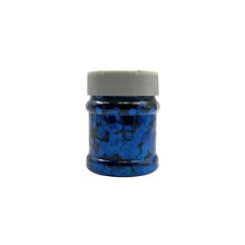 Paillettes - Mehiläisen pesä - 100g - 6mm - Sininen väri