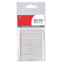 Positionsblock - ARTEMIO - 9 x 7 cm - Für transparente Stempel - Anwendungsgenauigkeit