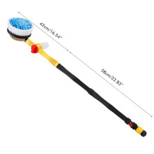 Vielseitiger 360 drehbarer Autoschwamm mit Schaumspender und 120 cm Griff