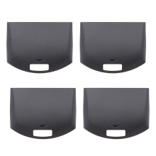 Black Plastic Battery Cover Replacement for Sony PSP 1000 Series Console - 4 Pack, Durable and Compatible